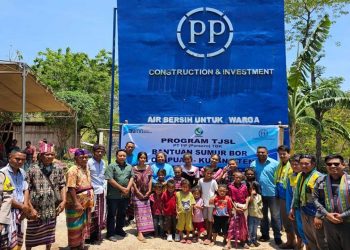 PTPP Dukung Program Air Bersih di Kupang NTT