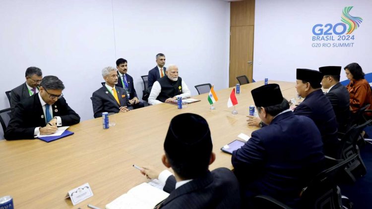 Presiden Prabowo dan PM Modi Bahas Kerja Sama Kesehatan hingga Perdagangan