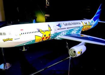 Livery Pikachu Berbatik Garuda Indonesia Wujud Kolaborasi IP Lokal dan IP Global