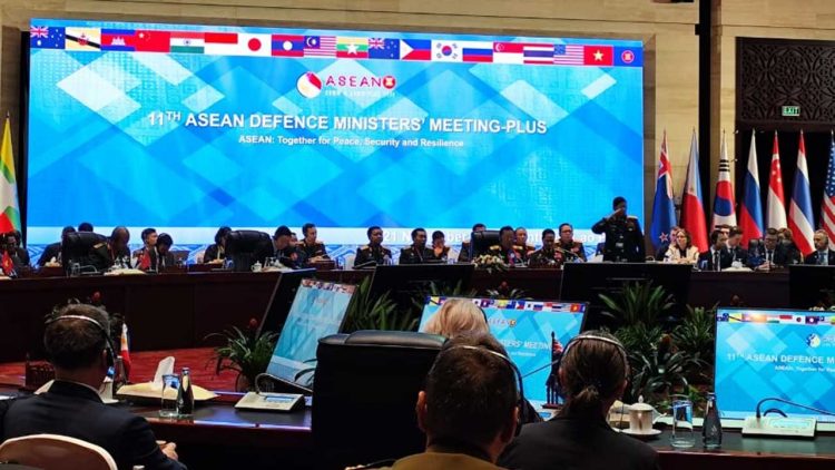 Wamenhan RI Pimpin Delegasi Indonesia Hadiri The 11th ADMM-Plus di Laos