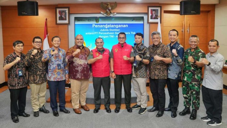 PGN Gandeng TNI AD untuk Mengamankan Penyaluran Gas Bumi Nasional