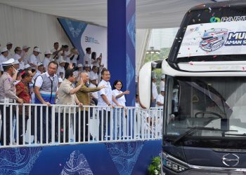 Dukung Kelancaran Arus Mudik, ASDP Lepas Peserta Mudik Gratis ke Bandar Lampung
