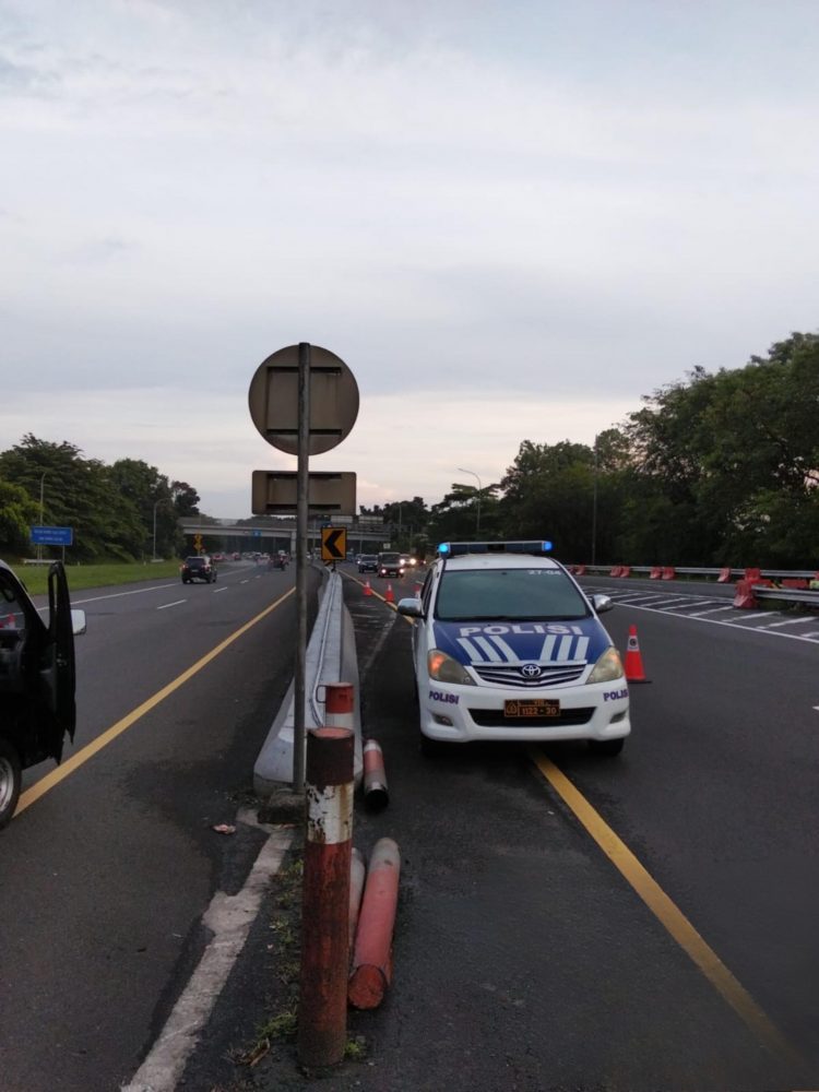 Diskresi Kepolisian, Jasa Marga Berlakukan Contraflow Tol Jagorawi Arah Puncak