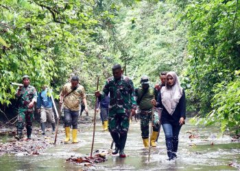 Danrem Lilawangsa Tinjau Pembangunan Makam Cut Meutia di Kawasan Hutan Lindung