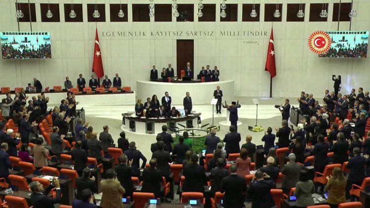 Prabowo Berpidato di Parlemen Turki dan Menyuarakan Dukungan ke Palestina