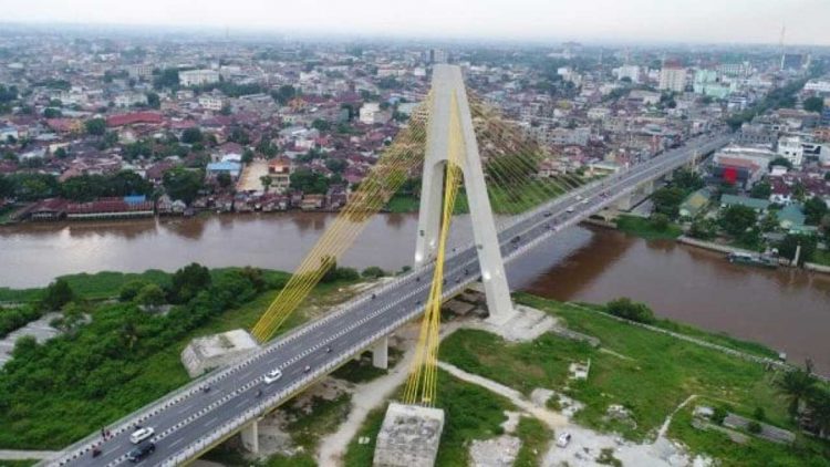 Bagian Bawah Jembatan Siak IV Disiapkan Jadi Sentra Kuliner dan UMKM Malam Hari