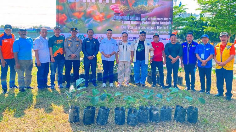 Pemkab Sergai Dukung Penanaman 4.000 Bibit Aren untuk Konservasi dan Ekonomi Desa