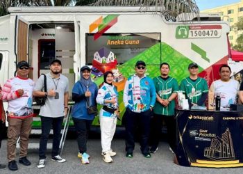 Rayakan Ulang Tahun Komjaki Riau, BRK Syariah Ajak Warga Jalan Santai dan Donor Darah