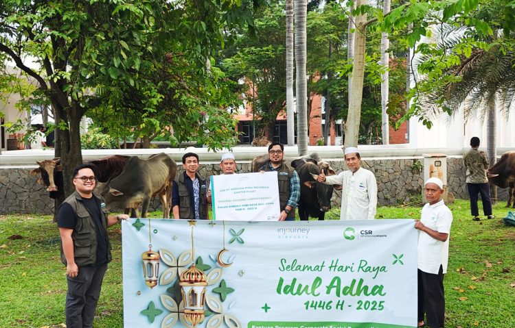 Idul Adha 1446 H, InJourney Airports Salurkan 92 Hewan Kurban Melalui 37 Bandara di Seluruh Indonesia