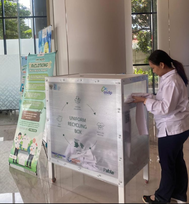 ASDP Daur Ulang Seragam Bekas, Ubah Limbah Tekstil Jadi Produk Bermanfaat