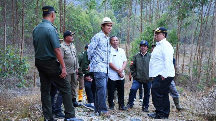 Bupati Samosir dan Direktur PT. JCO Tinjau Lahan Investasi Kawasan Pertanian Terpadu
