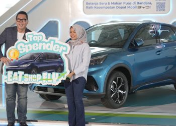 Eat Shop Fly InJourney Airports Hadiahkan Mobil Listrik kepada Pelanggan Loyal Bandara