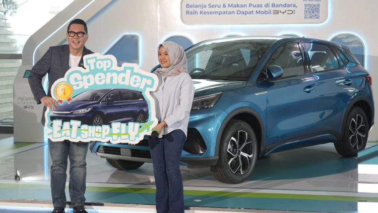 Eat Shop Fly InJourney Airports Hadiahkan Mobil Listrik kepada Pelanggan Loyal Bandara