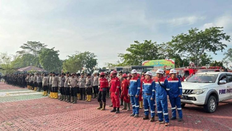 PHR Kerahkan Tim HSE untuk Padamkan Karhutla di Rokan Hilir