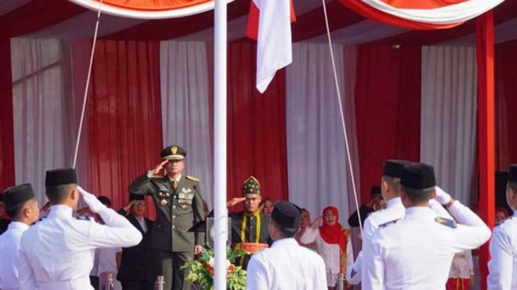 Napiter jadi Pengibar Bendera di HUT ke-80 RI Nusakambangan