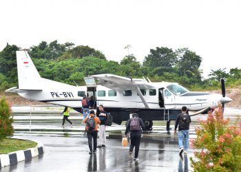Angkutan Udara Perintis di Bandar Udara Prins Mandapar Banggai Laut Tumbuh Positif