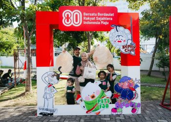 Kementerian Ekraf Hadirkan 10 IP Lokal dalam Stamp Rally Lomba 17-an HUT ke-80 RI