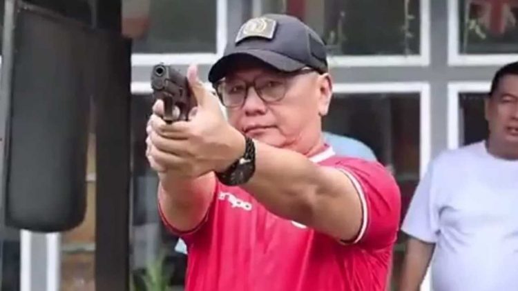Wartawan PWI Jaya Adu Ketangkasan Menembak Rayakan HUT RI