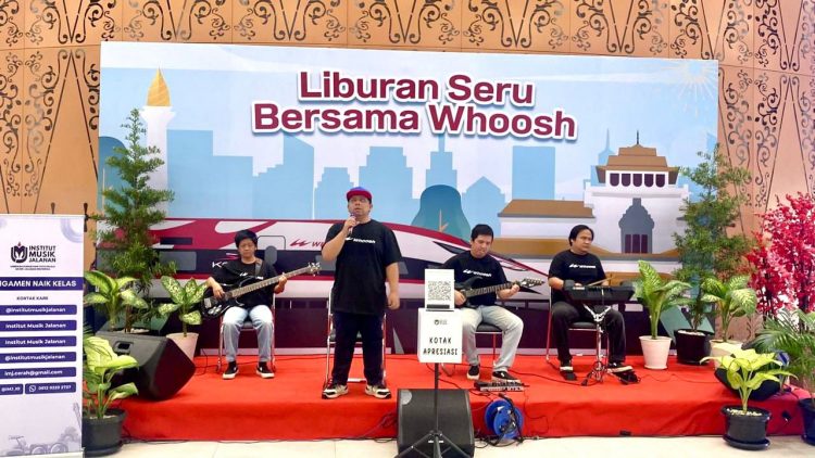 Road to The Papandayan Jazz Festival 2025, Ratusan Ramaikan Stasiun Whoosh
