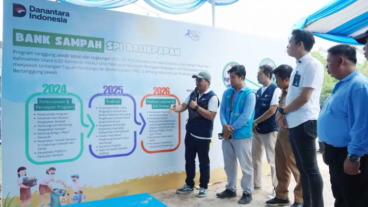PLN Luncurkan Bank Sampah SPI di SMKN 5 Balikpapan