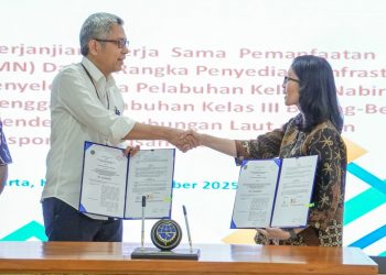 Kemenhub Teken Perjanjian Kerja Sama Pemanfaatan BMN dengan PT Transporindo Nusantara Terminal