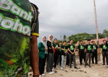 Mahasiswa Green Leadership Academy Belajar Kelestarian Lingkungan di Tabung Harmoni Hijau Polda Riau