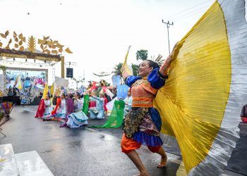 Parade Gorontalo Karnaval Karawo 2025, Bangga Identitas Produk Asli Indonesia