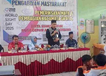Gapokin Gelar Pemeriksaan Mata Gratis Bagi Pelajar dan Guru di Tanjungpinang