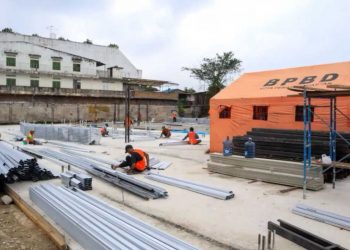 Pembangunan Kios Darurat Pasar Horas Pematangsiantar Ditargetkan Selesai Sebelum Natal