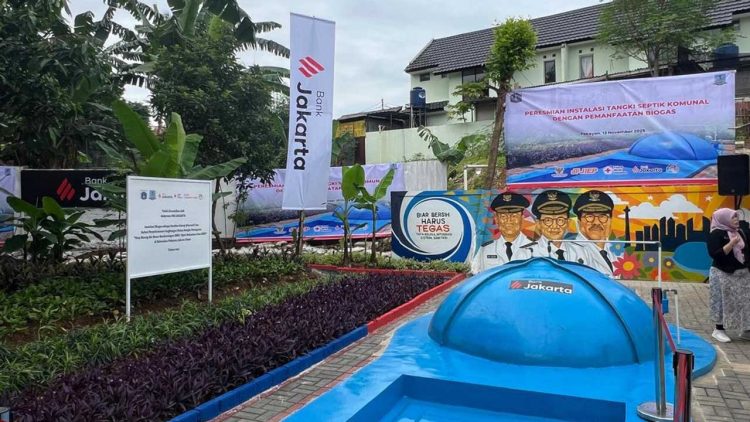 Bank Jakarta Bangun Instalasi Septik Komunal Berbasis Biogas