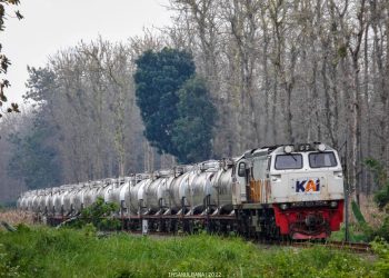 KAI Angkut 57,55 Juta Ton Barang hingga Oktober 2025