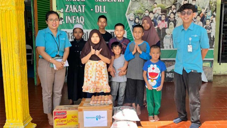 PermanaNet Medan Rayakan Ulang Tahun Ke-14 Dengan Aksi Sosial