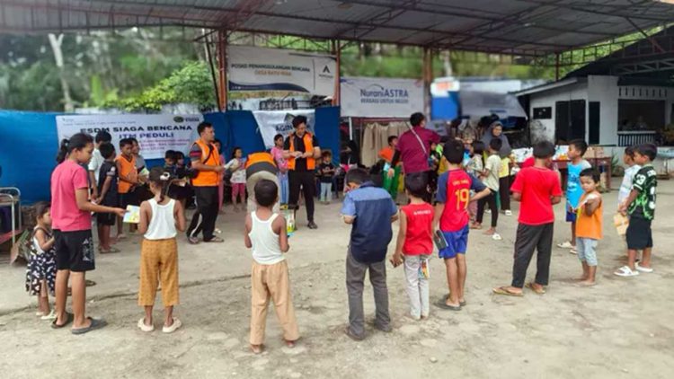 Trauma Healing Relawan GAN Hidupkan Keceriaan Anak-Anak Penyitas Bencana Batang Toru