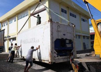 Peti Pendingin Jenazah Tiba Di Agam