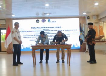 Kemenhub Tandatangani Perjanjian Kerja Sama Pemanfaatan BMN pada Kantor KSOP Tanjung Wangi