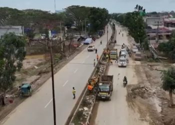 Kementerian PU Libatkan Warga Aceh Tamiang Bersihkan Jalan Lewat Padat Karya