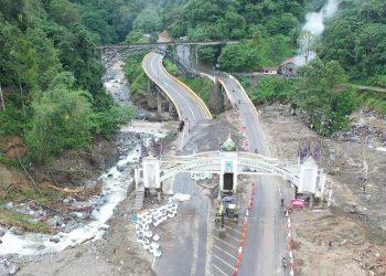 Kementerian PU Perkuat Tebing Sungai Batang Anai, Pascabencana di Jembatan Kembar Margayasa Tanah Datar