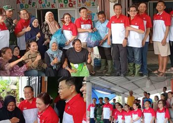 INTI Salurkan Bantuan untuk Warga Tanjung Beringin Terdampak Banjir
