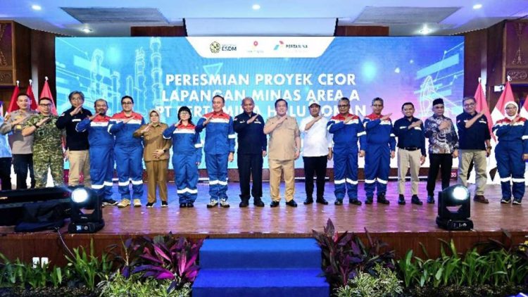 Pertamina Hulu Rokan Resmikan Proyek CEOR Lapangan Minas Perkuat Ketahanan Energi Nasional