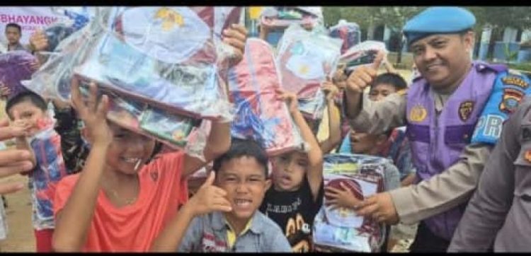 Polres Sibolga Pulihkan Trauma Anak Korban Bencana