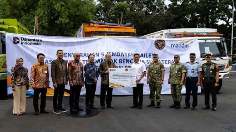 Bank Mandiri Bangun Lima Jembatan Bailey Pulihkan Akses Wilayah Terdampak Bencana Sumatra