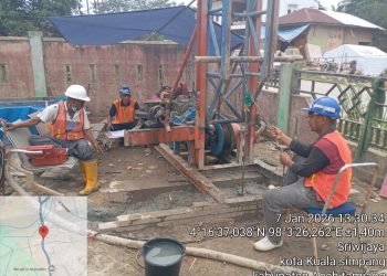 Air Bersih Sudah Mengalir di Masjid Simpang Lhee