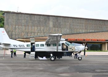 Penerbangan Perdana Subsidi Angkutan Udara Perintis Korwil Gorontalo Perkuat Konektivitas Wilayah Kepulauan
