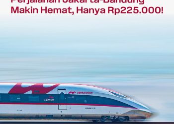 Promo Whoosh January Best Deal, Tiket Whoosh Diskon Menjadi Rp225 Ribu