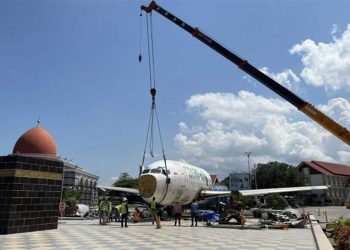 Manasik Haji Aceh Hadirkan Mock Up Pesawat untuk Simulasi Nyata Jemaah