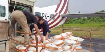 Pemprov Riau Semai Lima Ton Garam Lewat OMC untuk Tekan Karhutla