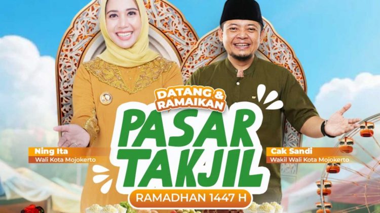 Pasar Takjil Ramadan Semarakkan Prajurit Kulon Mojokerto