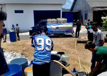 Distribusi Air Bersih di Bintan Bantu Warga Terdampak Kekeringan