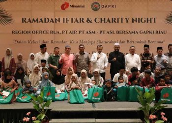 Minamas Plantation Berbagi dengan Anak Yatim di Pekanbaru