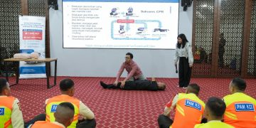 Satuan Keamanan KAI Services Ikuti Pembinaan Bersama Primaya Hospital